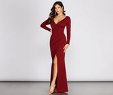 Robe sirène en crêpe Eden